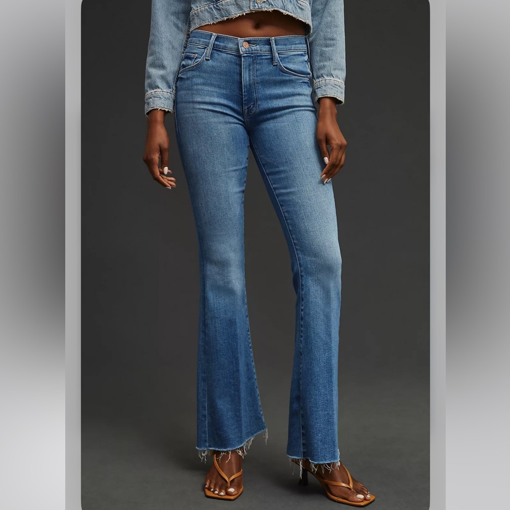 MOTHER Blue Flare Jeans